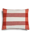 Abbey Stripe Cushion Fox Red