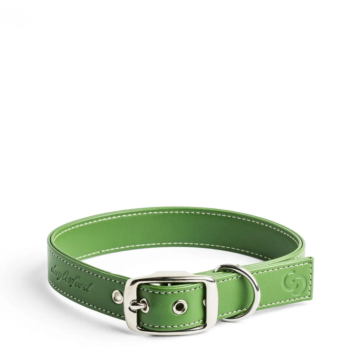 Apple Leather Collar Green
