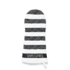 Black & White Stripe Oven Glove