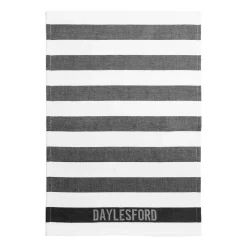 Black & White Stripe Tea Towel