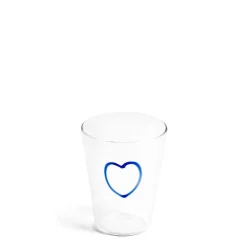 Blue Heart Glass