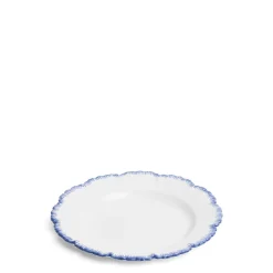 Combs Dessert Plate Blue