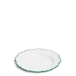 Combs Dessert Plate Green