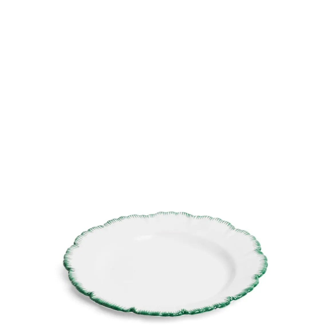 Combs Dessert Plate Green