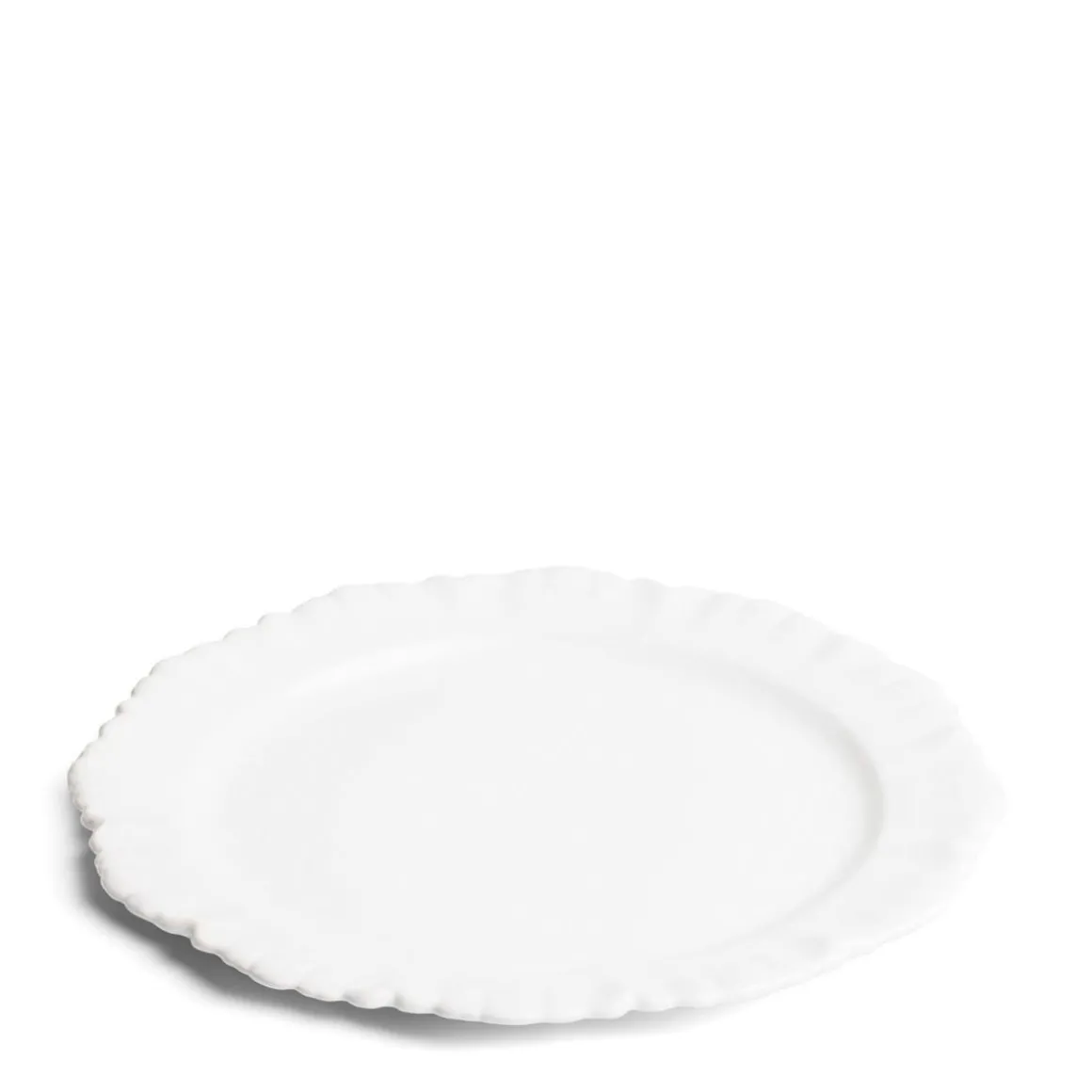 Combs Dinner Plate White