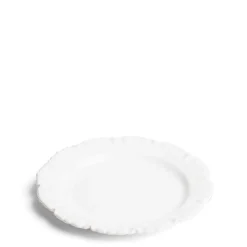 Combs Lunch Plate White