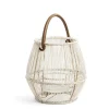 Cove Lantern White Wash Small