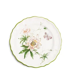Daylesford x Colefax Quince Garden Dinner Plate With Passion Flower