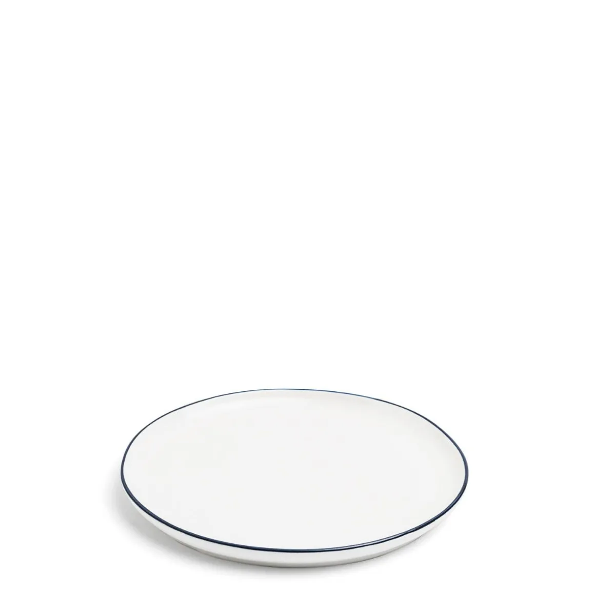 Edge Dessert Plate Blue
