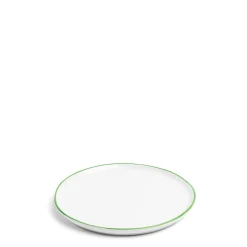 Edge Dessert Plate Dark Green
