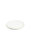 Edge Dessert Plate Green