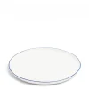 Edge Dinner Plate Blue