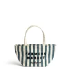 Farmers Market Stripe Mini Bag Blue
