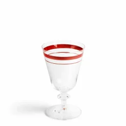 Fine Stripes Wine Glass Claret