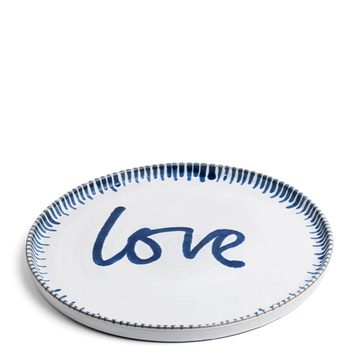 Galley Love Large Blue Plate
