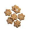 Iced Gingerbread Snowflakes