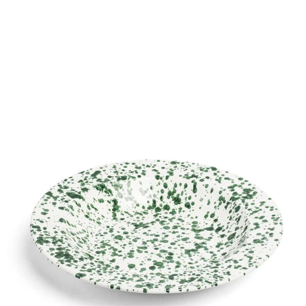 Jackson Salad Bowl Green Ceramic