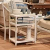 Kingham 2 Tier Side Table, White