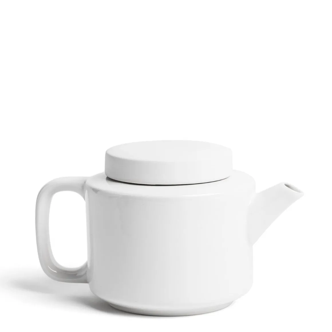 Large White Teapot