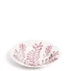 Leaf Shallow Bowl Pink