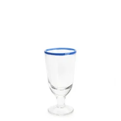 Ledbury Wine Glass Blue Tipped