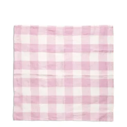Lilac and White Check Napkin