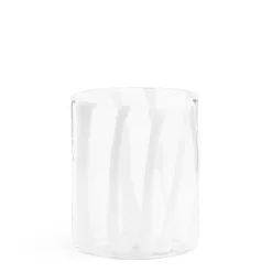 Marais White Stripe Vase