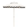 Market Umbrella White Scallop