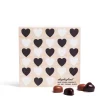 Milk & Dark Chocolate Sea Salt Caramel Hearts Wooden Box