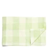 Mint & White Check Tablecloth