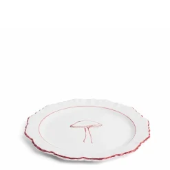 Mushroom Parasol Plate Claret