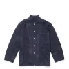 Navy Cotton Twill Jacket