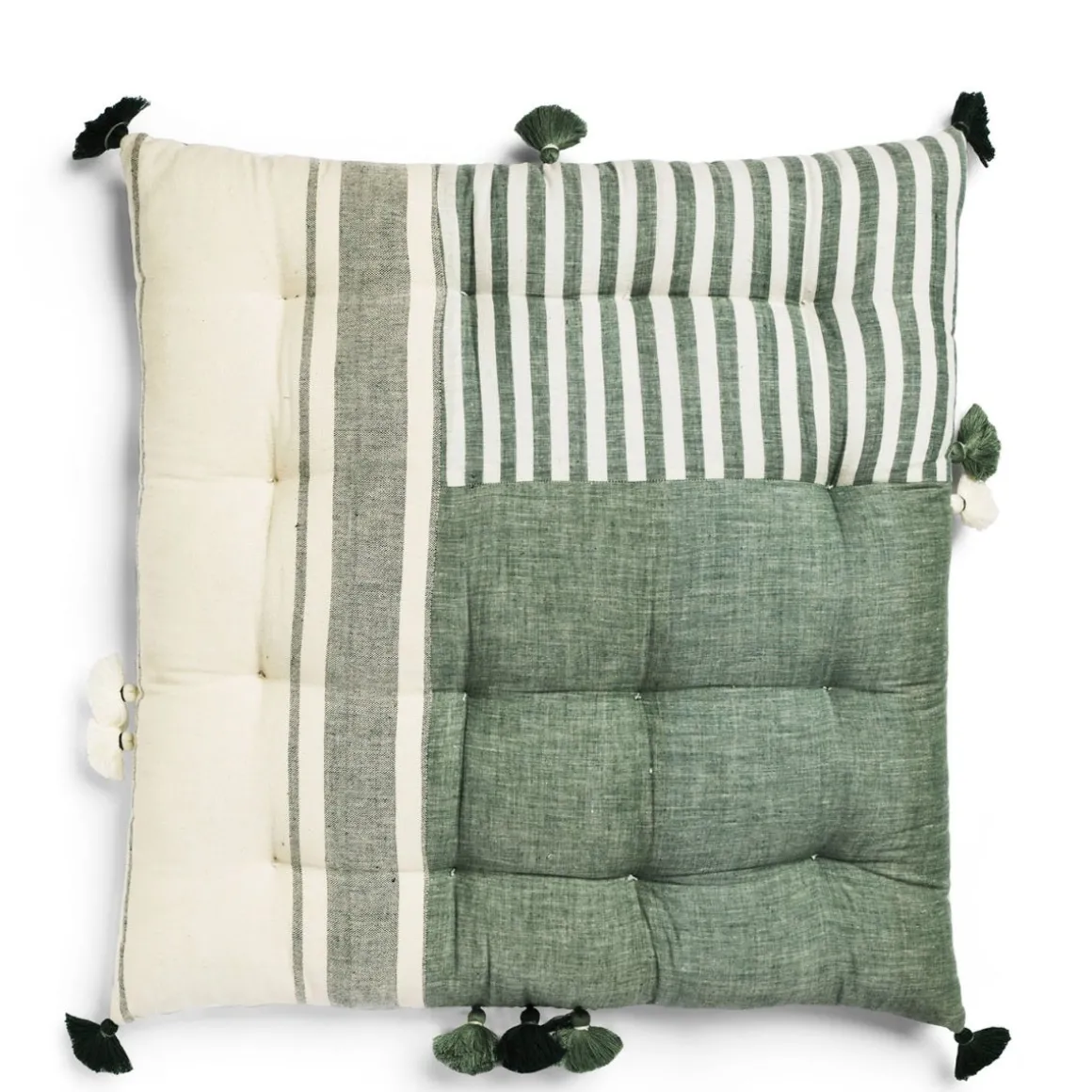 Nila Dhaba Green Cushion