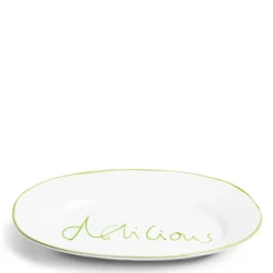 Oddington Oval Platter Green Delicious