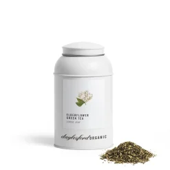 Organic Elderflower Green Caddy Loose