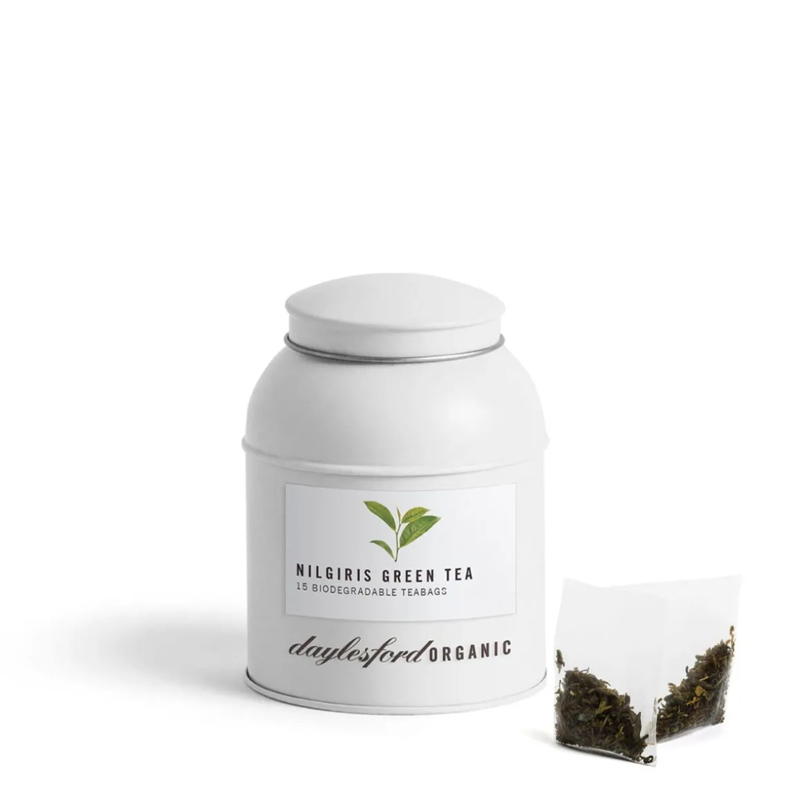 Organic Nilgiris Green Tea Bags In Caddy