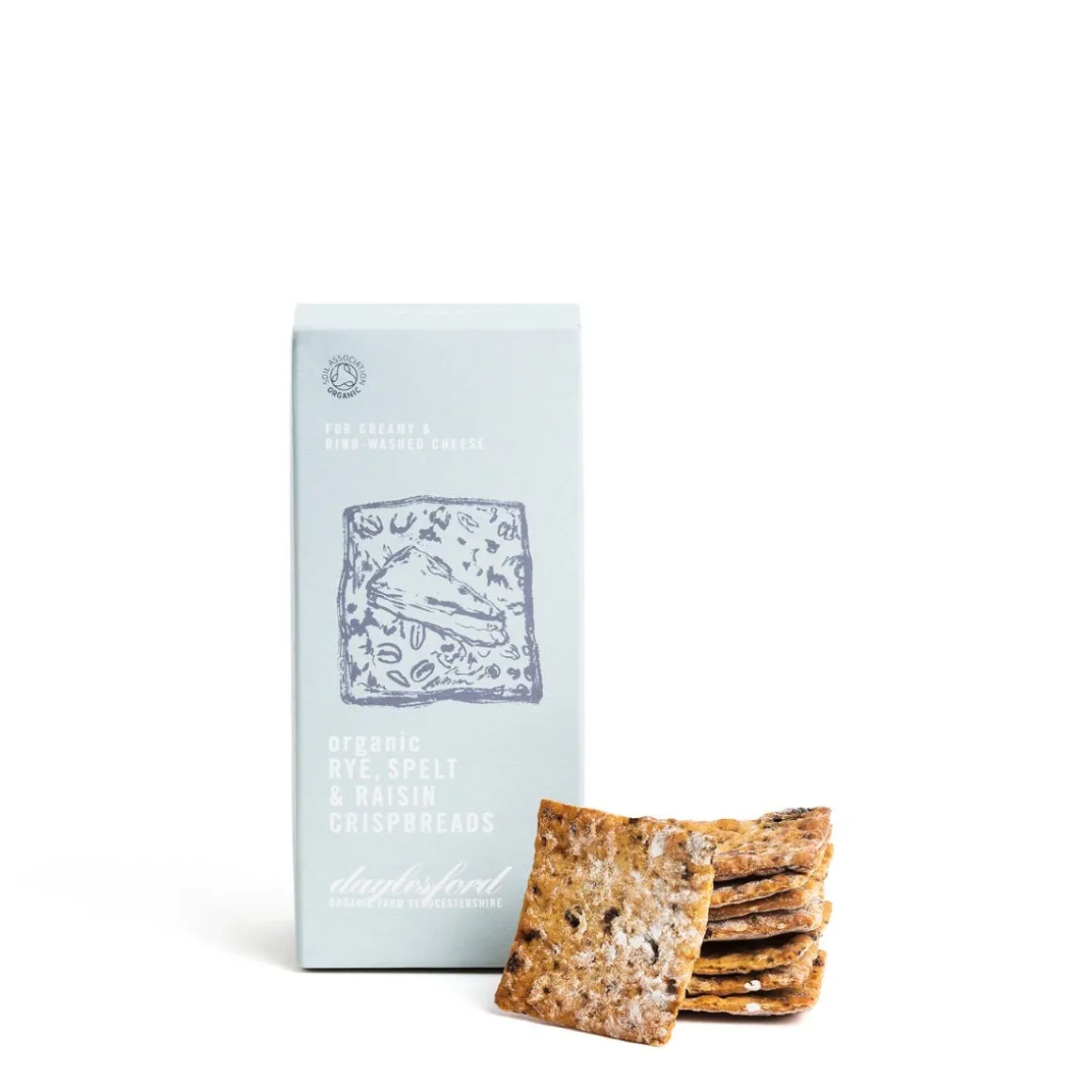 Organic Rye, Spelt & Raisin Crispbreads