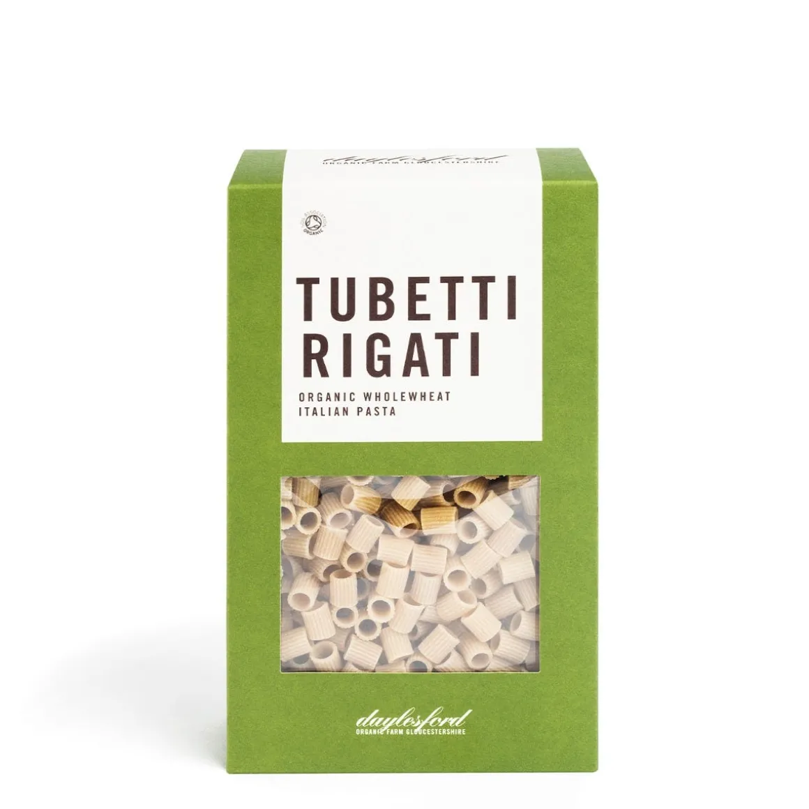 Organic Tubetti Rigati Whole Wheat Italian Pasta