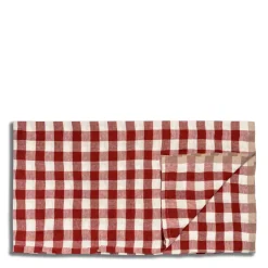 Portobello Gingham Tablecloth Red