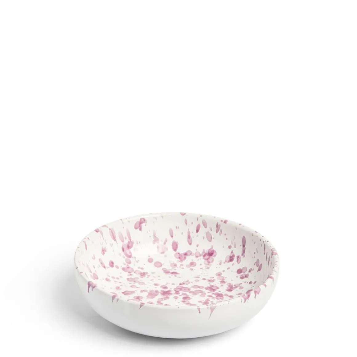 Solstice Splatter Medium Bowl Lilac Ceramic
