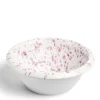 Solstice Splatter Salad Bowl Lilac Ceramic