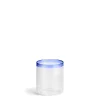Tealight Candle Holder with Blue Rim