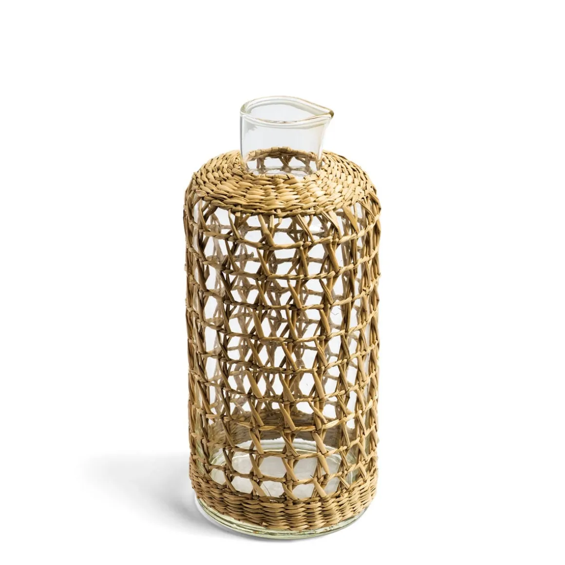 Weave Glass Decanter Large