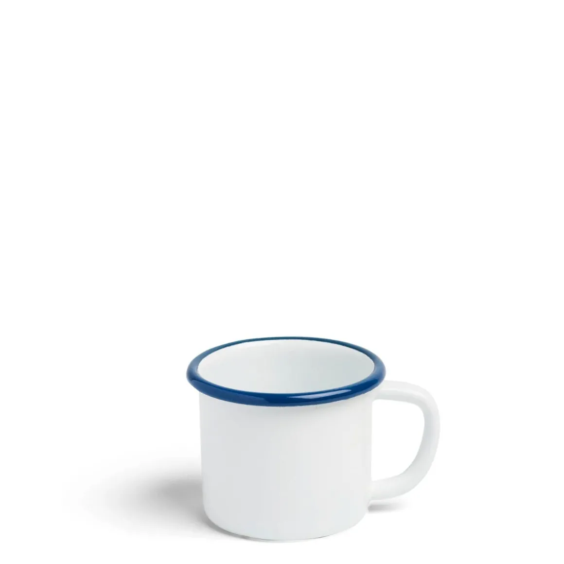 White & Blue Enamel Mug