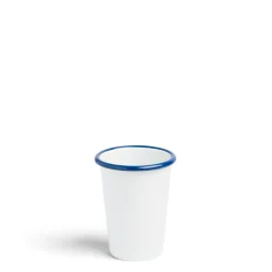 White & Blue Enamel Tumbler Small