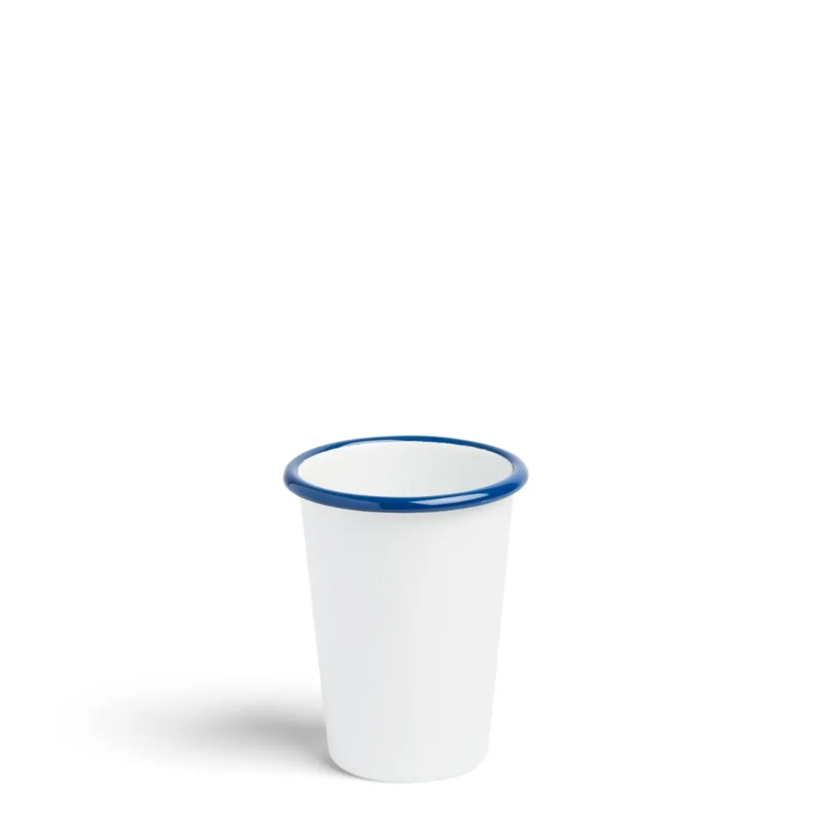 White & Blue Enamel Tumbler Small