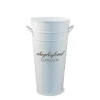 White Florist Bucket Small