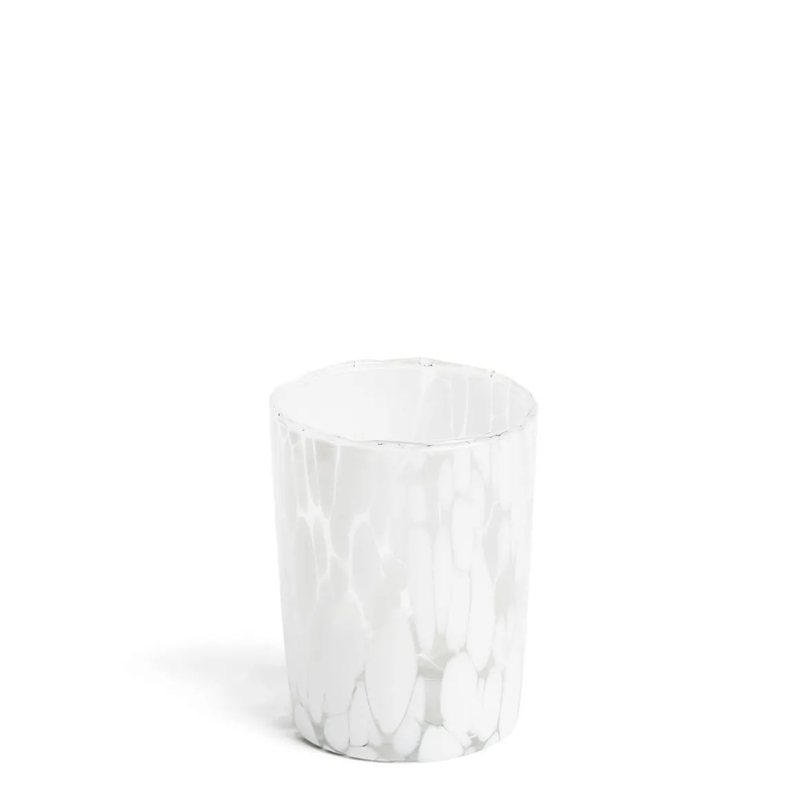 White Speckled Tumbler